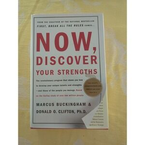 Now Discover Your Strengths 2001 by Marcus Buckingham & Donald Clifton HC DJ